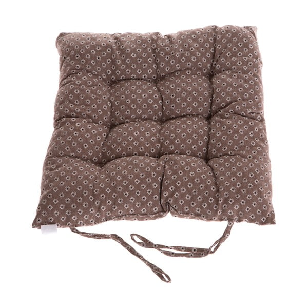 Cuscino di seduta in tessuto marrone 40x40 cm - Dakls