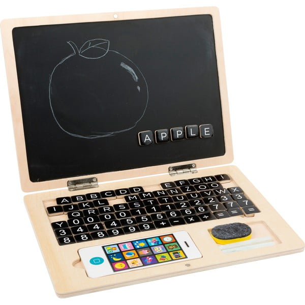 Computer portatile per bambini in legno con superficie magnetica - Legler