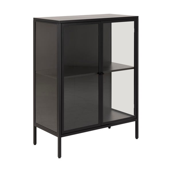 Vetrina in metallo nero 80x99 cm Newcastle - Actona-image-2