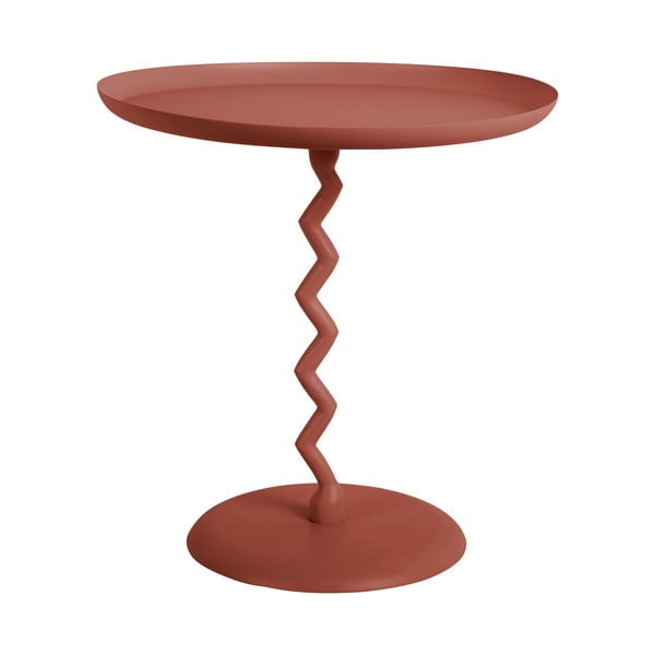 Tavolino rotondo in metallo ø 40 cm Zig Zag – Leitmotiv