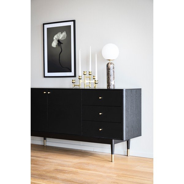 Cassettiera nera Fenwood - Rowico-image-1