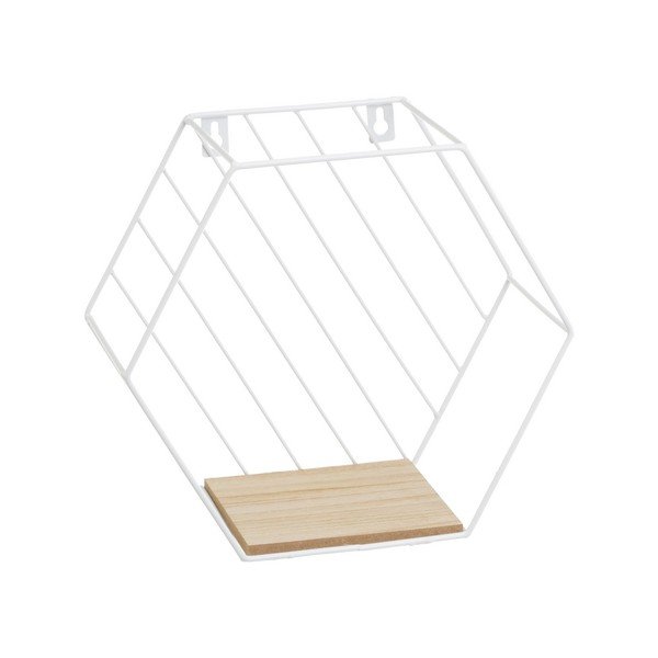 Mensole bianche/naturali in set da 3 31 cm - Casa Selección-image-4