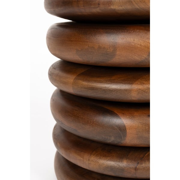 Sgabello colore naturale scuro Disc – Zuiver-image-4