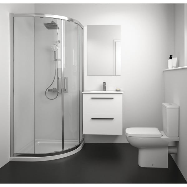 Mobile da lavabo bianco a sospensione 60x63 cm i.Life A - Ideal Standard-image-1