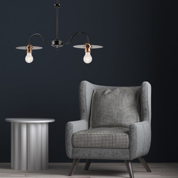 Apparecchio a sospensione nero Alice - LAMKUR-image-2