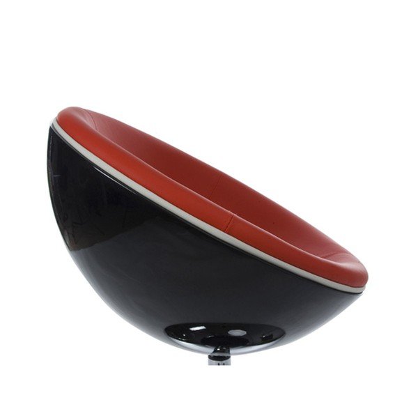 Sedia girevole rossa Sphere - Kokoon-image-4