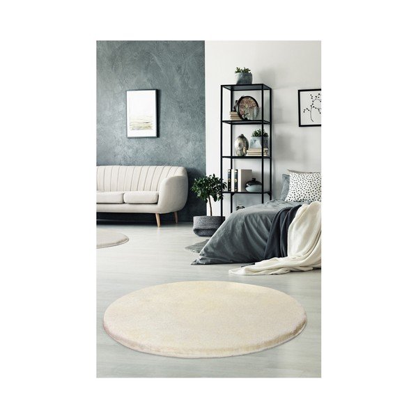 Tappeto bianco crema , ⌀ 90 cm Milano - Unknown
