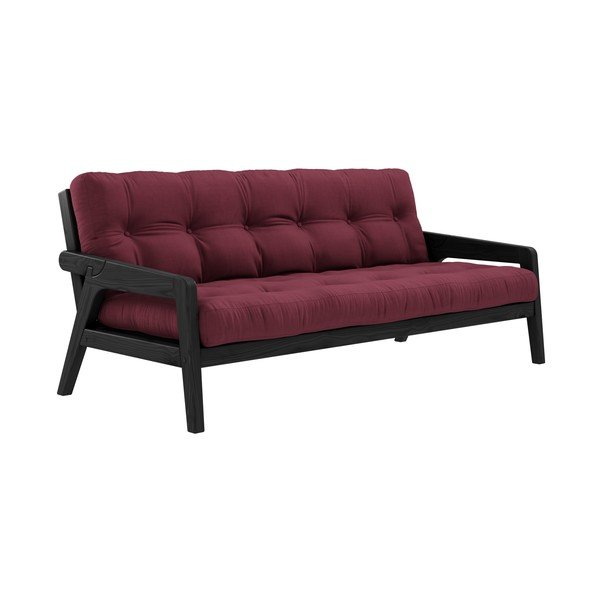 Divano letto rosso 204 cm Grab - Karup Design-image-3