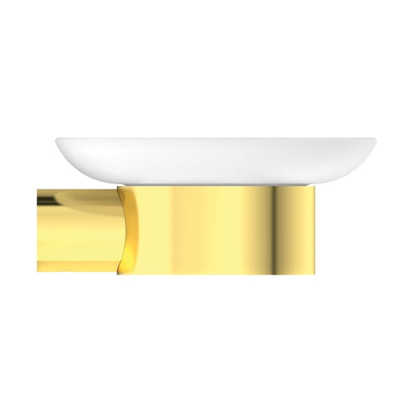 Portasapone da parete in metallo color oro Conca - Ideal Standard-image-2