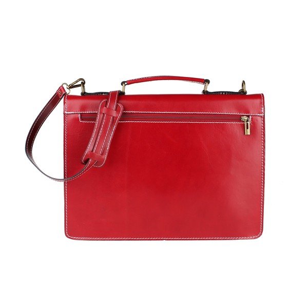 Borsa in pelle rossa Irene - Chicca Borse-image-4