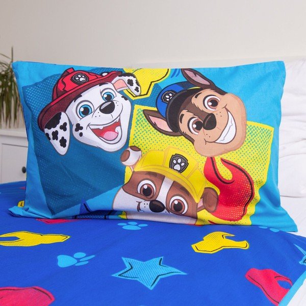 Set copripiumino e federa da bambini blu in cotone per culla 100x135 cm Paw Patrol "Pawsome days ahead" – Jerry Fabrics-image-3