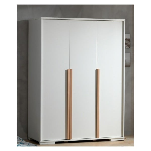 Armadio per bambini bianco 146x195 cm London - Vipack-image-1