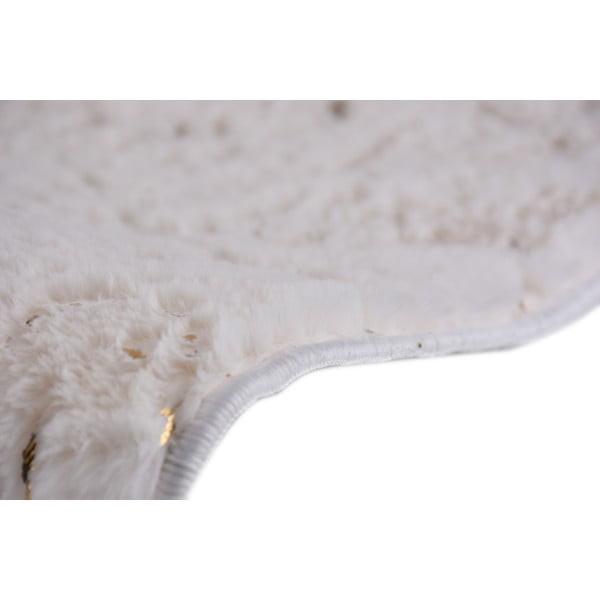 Passatoia per scale color crema-oro in cotone set da 16 pz 25x65 cm Simli Altin - Vitaus-image-3