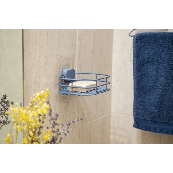 Dispenser di sapone in metallo autoportante azzurro Grena - Compactor-image-1