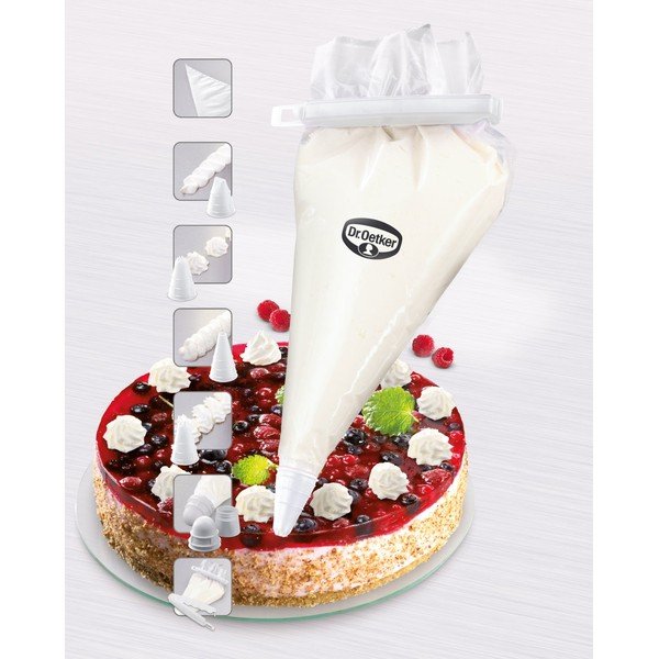 Set di 10 sacchetti monouso e 4 punte per decorazioni Sweet - Dr. Oetker-image-1