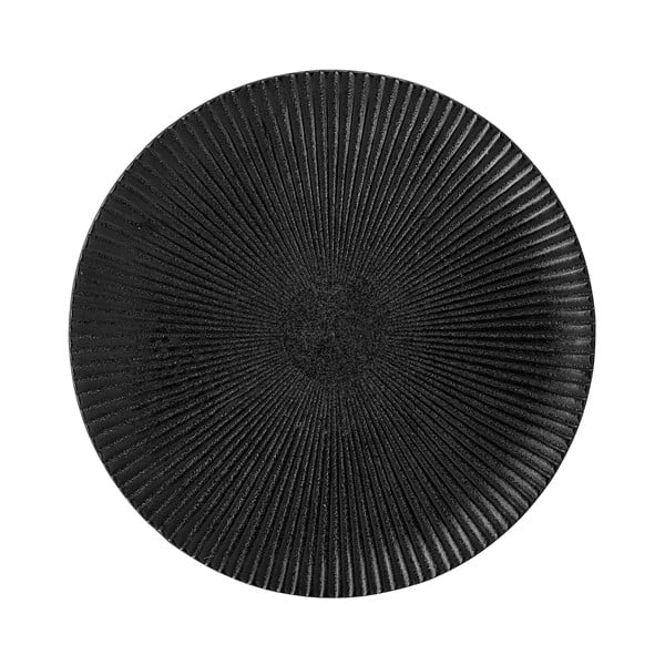Piatto in gres nero, ø 18 cm Neri - Bloomingville