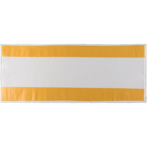 Passatoia per scale color crema-oro in cotone set da 16 pz 25x65 cm Simli Altin - Vitaus-image-4