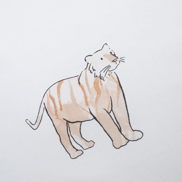 Lenzuolo con angoli per bambini bianco in cotone per culla 70x140 cm Zoo Animals – Bianca-image-2