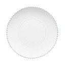 Piatto bianco in gres ø 34 cm Pearl – Costa Nova