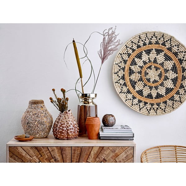 Vaso marrone in gres fatto a mano Saifaldin - Bloomingville-image-1