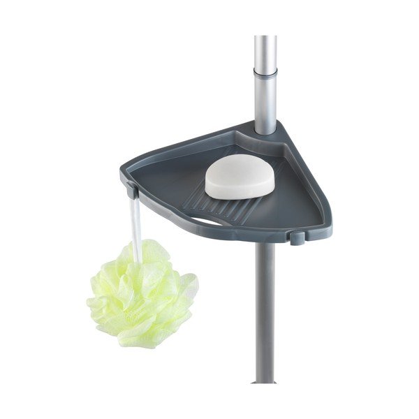 Mensola telescopica per doccia in argento Compact - Wenko-image-2