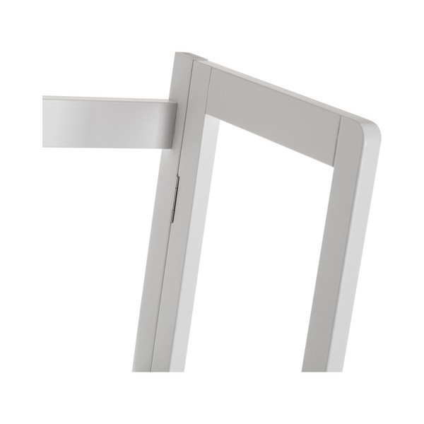 Scaffale pieghevole bianco 56x148 cm - Casa Selección-image-3