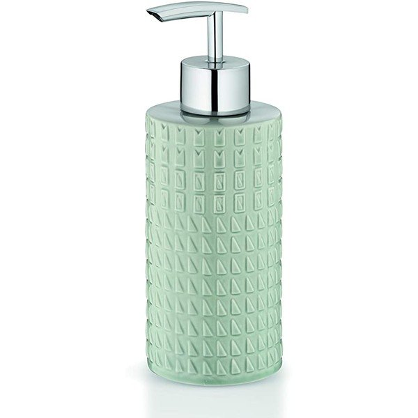 Distributore di sapone in porcellana verde Lenora - Kela
