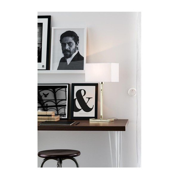 Lampada da tavolo in bianco-oro Savoy - Markslöjd-image-2