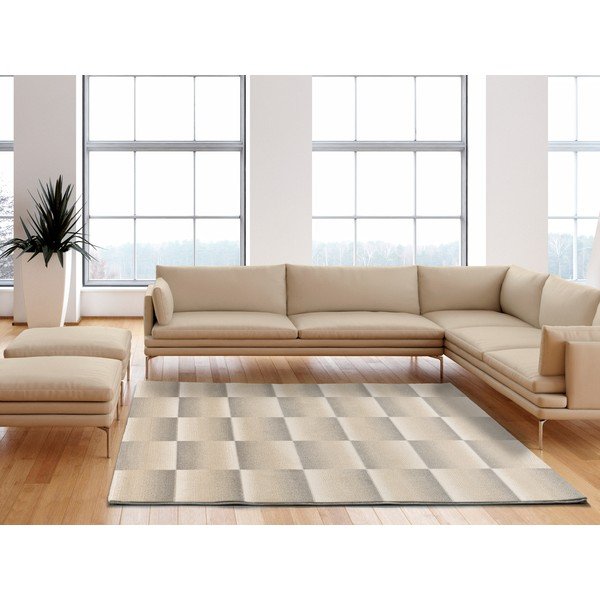 Tappeto grigio e crema 160x230 cm Sensation - Universal-image-2