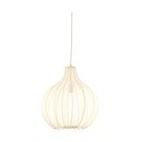 Lampadario beige con paralume in tessuto ø 50 cm Elati - Light & Living
