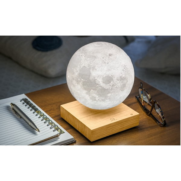 Lampada da tavolo di colore naturale (altezza totale 14 cm) Moon – Gingko-image-4