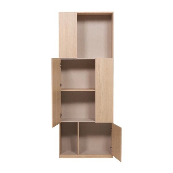 Mobile componibile di colore naturale 80x215 cm Build – WOOOD-image-3