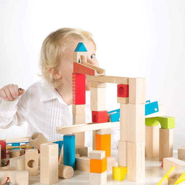 Pista per palline in legno Marble Run - Roba-image-2