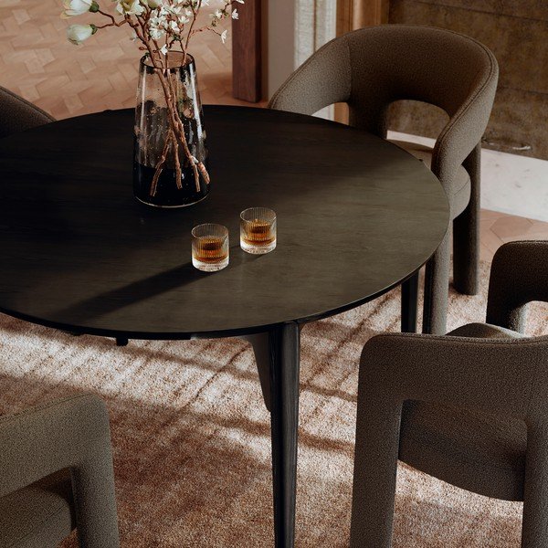 Tavolo da pranzo rotondo con effetto frassino ø 122 cm Paragon – DAN-FORM Denmark-image-1