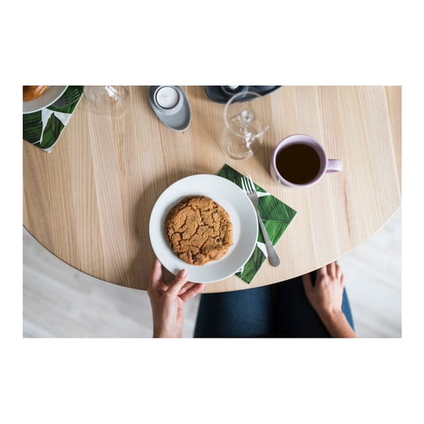 Tavolo da pranzo in legno massiccio naturale , ⌀ 90 cm Naïve - EMKO-image-3