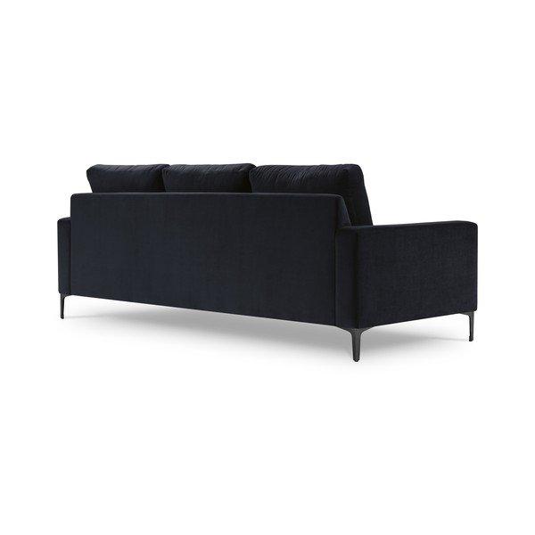Divano in velluto blu scuro, 220 cm Harmony - Kooko Home-image-2