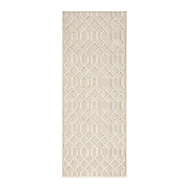 Runner in viscosa color crema, 80 x 250 cm Caine - Mint Rugs