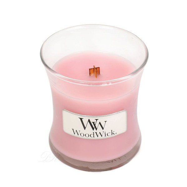 Candela profumata alla rosa, durata di combustione 20 ore - WoodWick