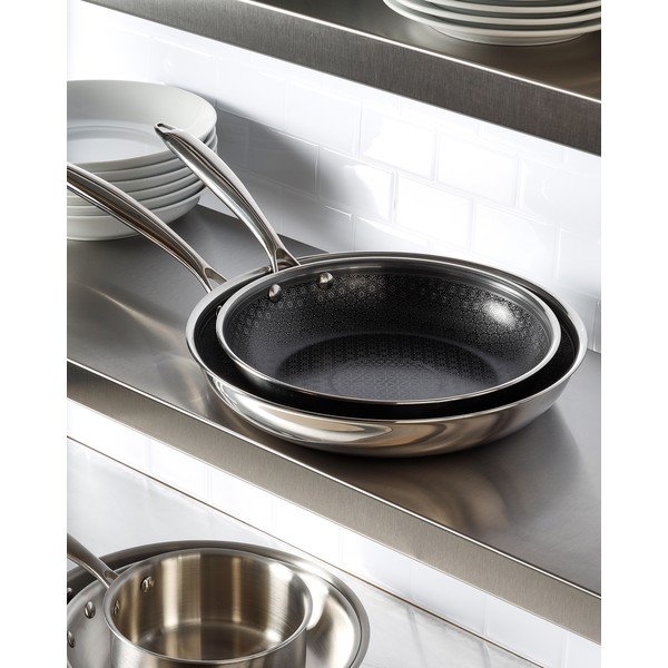 Padella in acciaio inox con superficie antiaderente ø 25,5 cm Fusion – BonBistro-image-1