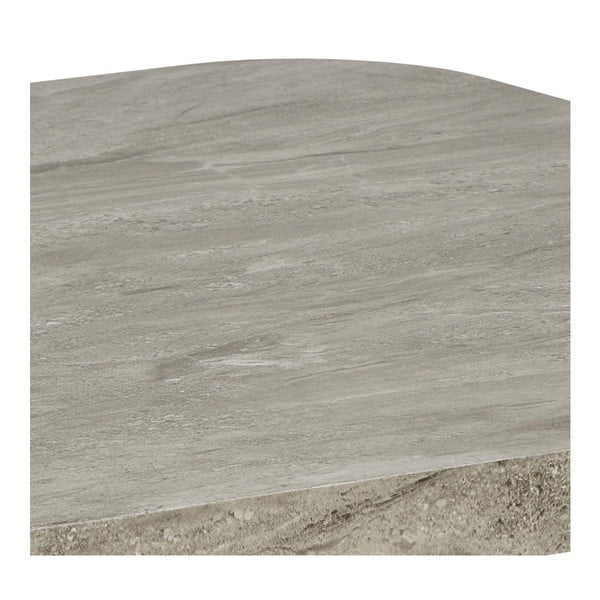 Tavolino da salotto grigio chiaro con effetto marmo 60x60 cm Solano – Actona-image-3