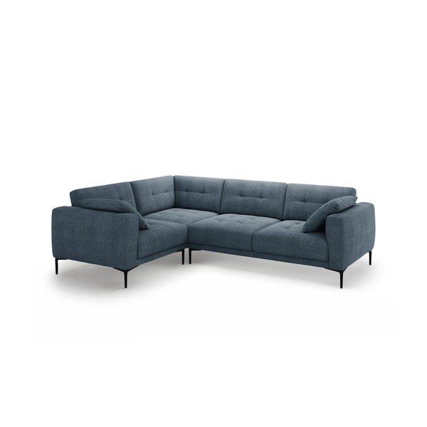 Divano angolare blu scuro (con penisola a sinistra/a L) Bemy – Micadoni 