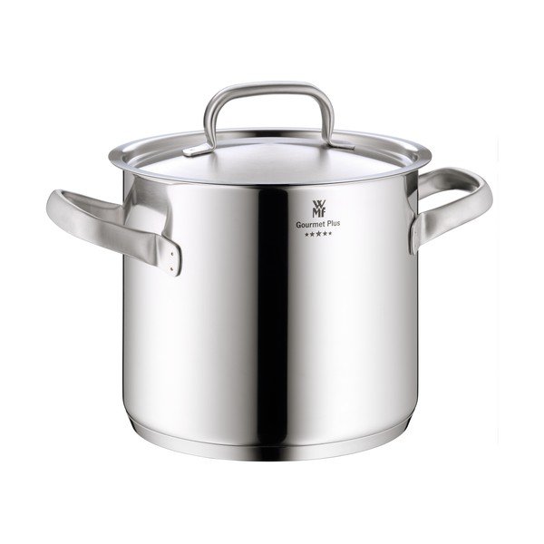 Pentola in acciaio inox con coperchio Cromargan® Gourmet Plus, ⌀ 24 cm - WMF