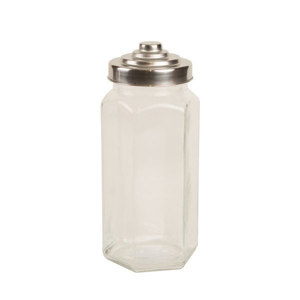 Skleněná dóza T&G Woodware Hexagon Glass
