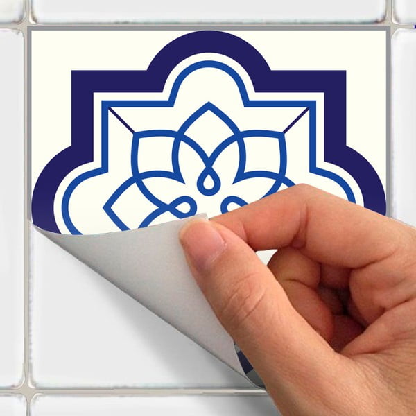 Set di 24 adesivi murali Decalcomanie, 10 x 10 cm Eusebio - Ambiance-image-1