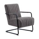 Poltrona in grigio scuro Trout – Unique Furniture