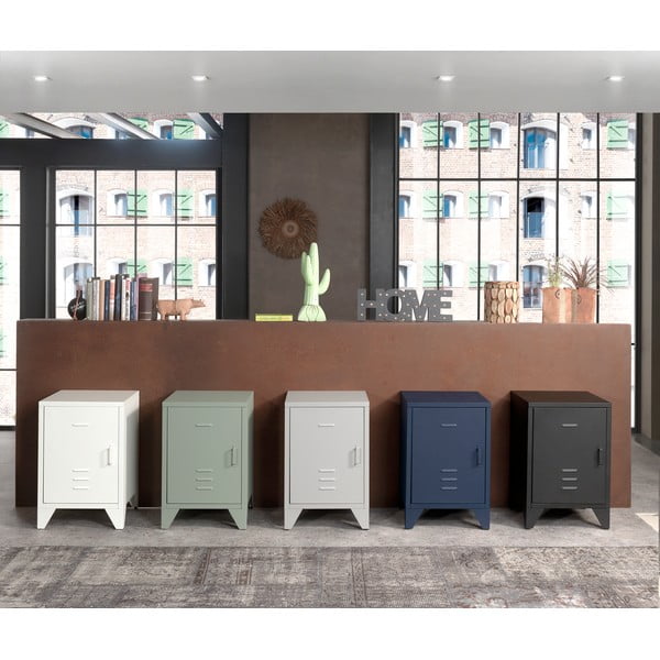 Comodino per bambini in metallo blu BRONXX - Vipack-image-2