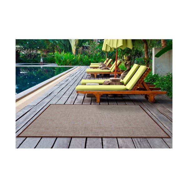 Tappeto marrone per esterni Simply, 150 x 100 cm - Universal-image-2