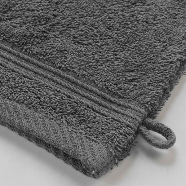 Manopola grigio scuro in cotone 15x21 cm Tendresse – douceur d'intérieur-image-2
