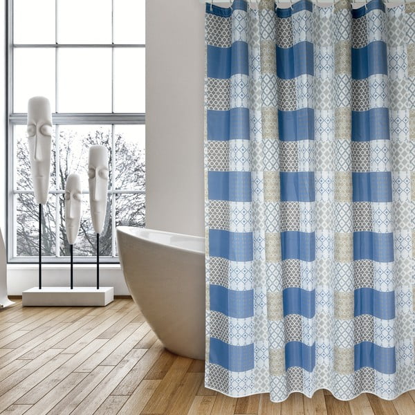 Tenda per doccia 180x200 cm Ceramique – MSV-image-1
