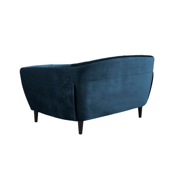 Divano in velluto blu scuro, 150 cm Ria - Actona-image-3
